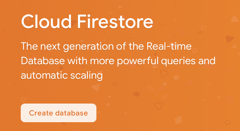 Create Firestore Database